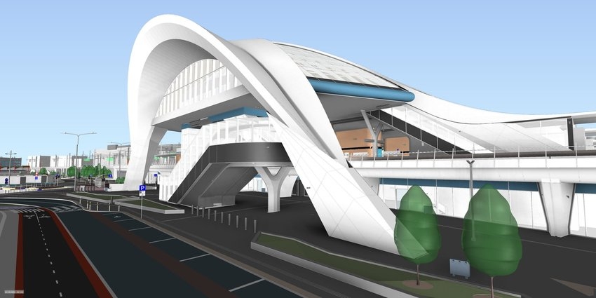 À quoi ressembleront les environs de la gare centrale de Riga “Rail Baltica” à l’avenir